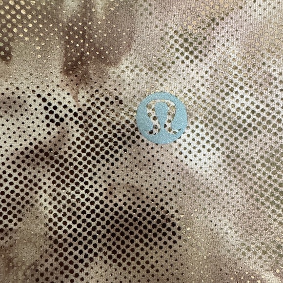 NWT Lululemon Align High-Rise Crop 23" Shine Diamond Dye Cacao Diffuse Dot Foil - Picture 12 of 15